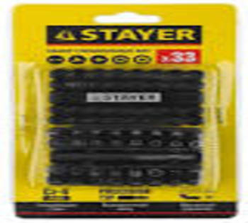 26084-H33 Набор Stayer "Master" биты специальные Cr-V с магнитн. адаптором в удароп.держат 33предмет