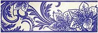 1501-0054 Азур бордюр синий Крем (ЛБ-Керамикс)