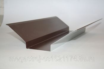 Планка ендовы верхняя  76*76*2000 (ПЭ-01-8017-ОН) Шоколад