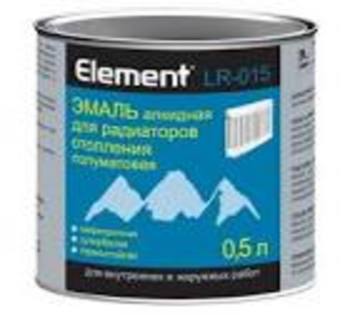 Элемент LR-015 Эмаль для радиаторов полуматовая 0,5л