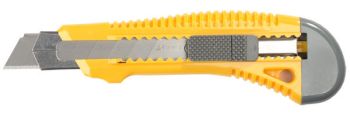 0913 Нож STAYER "МАСТЕР" с выдвижным сегмент. лезвием,18 мм упроч.