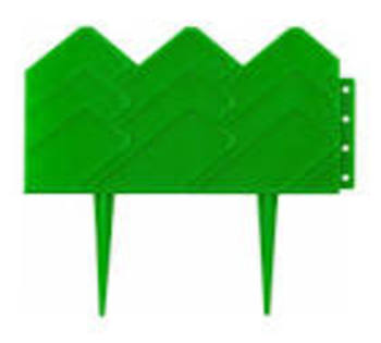 8-422304 Ограждение GRINDA для клумб, цвет зеленый 2 секции Россия