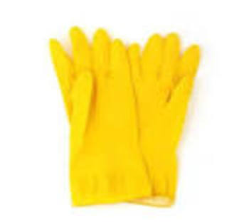447-005 Перчатки резиновые желтые М