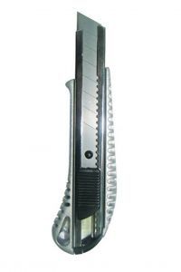 50116 Нож технический усилен металлический корпус 18мм БИБЕР