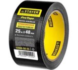 12086-50-25 STAYER 48 мм, 25 м, черная,армированная лента, Professional