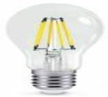 4690612026145 Лампа св-я LED-A60 -deco 11Вт 230В E27 4000K 990Лм прозрачн.In HOME