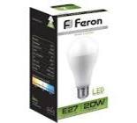 Лампа светодиодная LED-A60- 20W LB-98 E27 4000K 1850ЛМ FERON